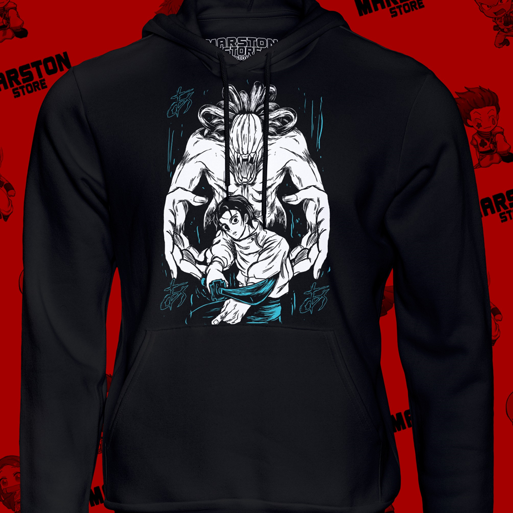 Polerón Jujutsu Kaisen con diseño de Yuta Okkotsu