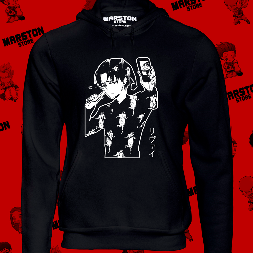 Polerón Shingeki no Kyojin con diseño de Levi Ackerman