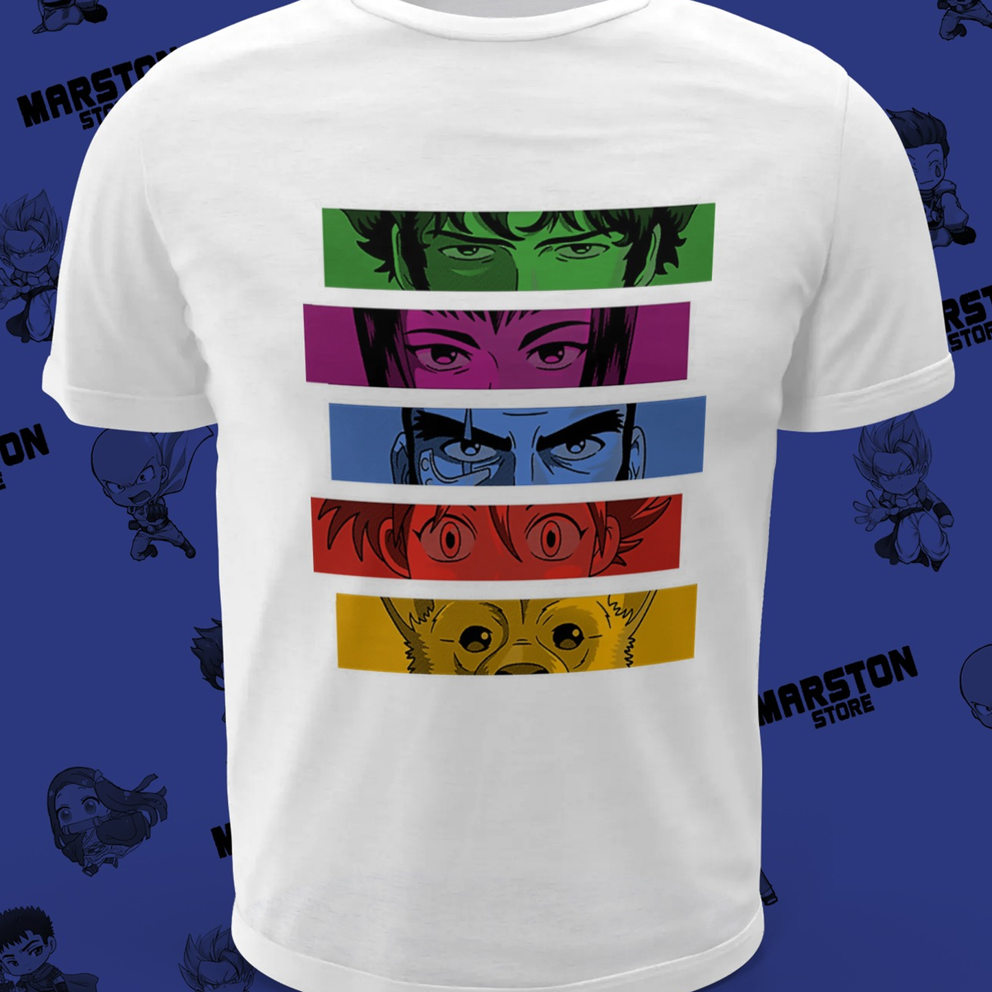 Polera Cowboy Bebop - Faye Valentine - Spike Spiegel - Ed - Jet Black