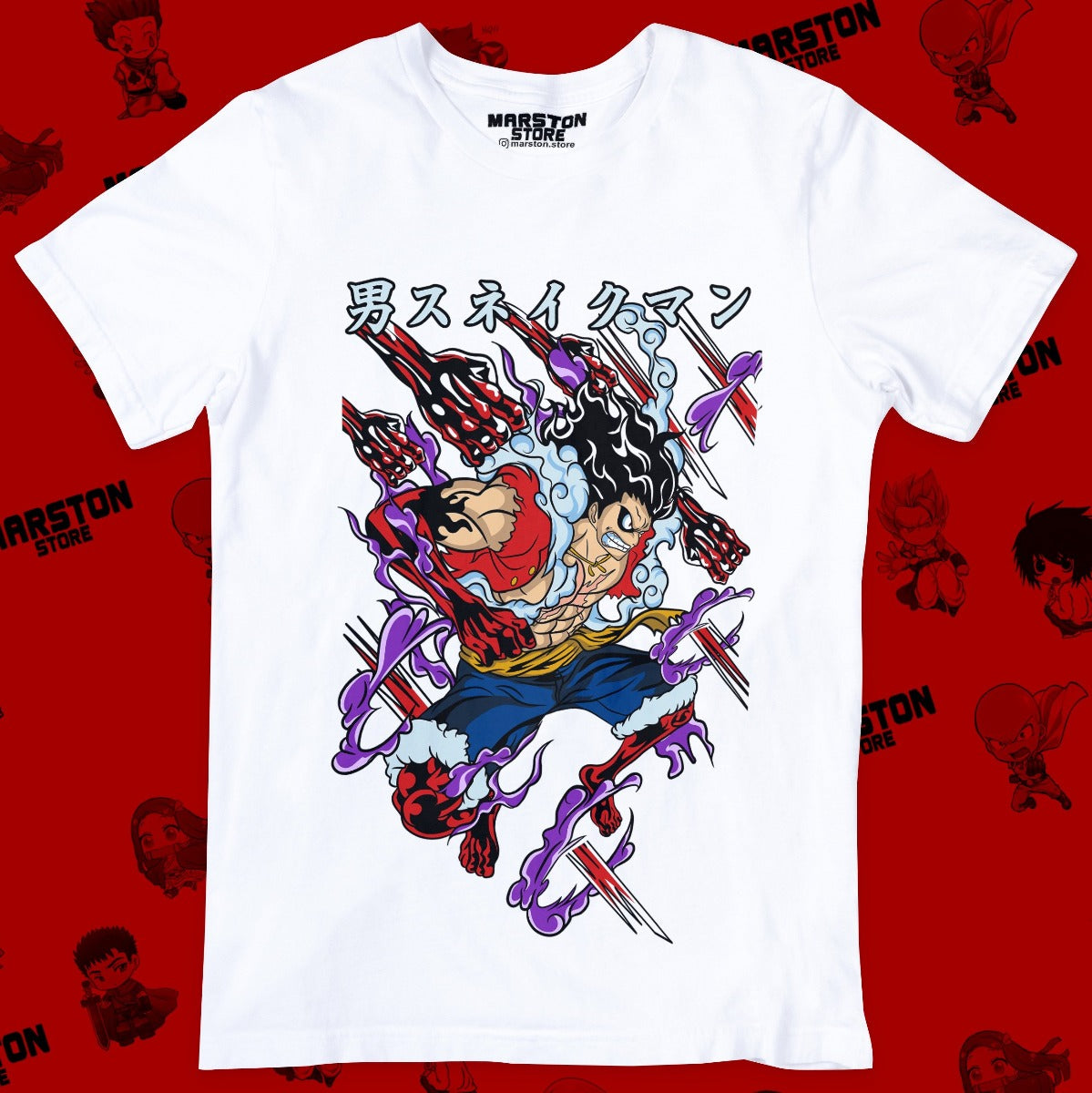 Polera One Piece - Monkey D. Luffy Gear 4 Snake Man