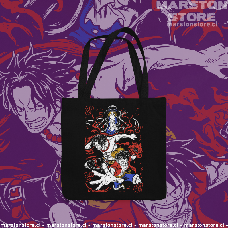 Tote Bag One Piece - Monkey D. Luffy - Ace - Sabo