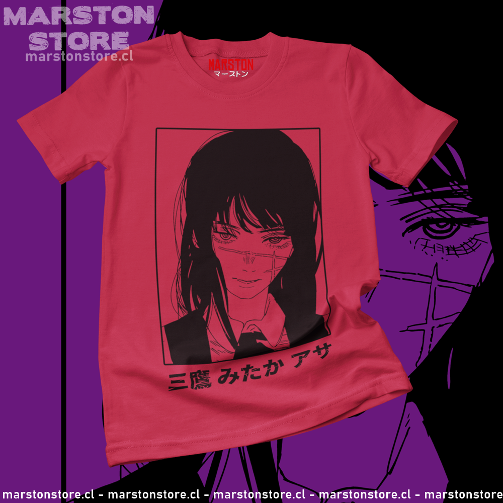 Polera Chainsaw Man - Asa Mitaka