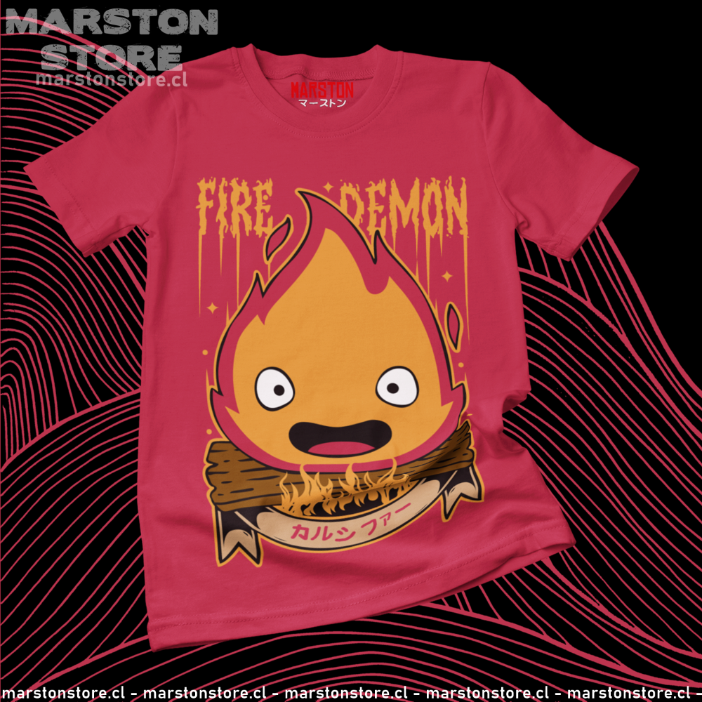 Polera Studio Ghibli - Calcifer