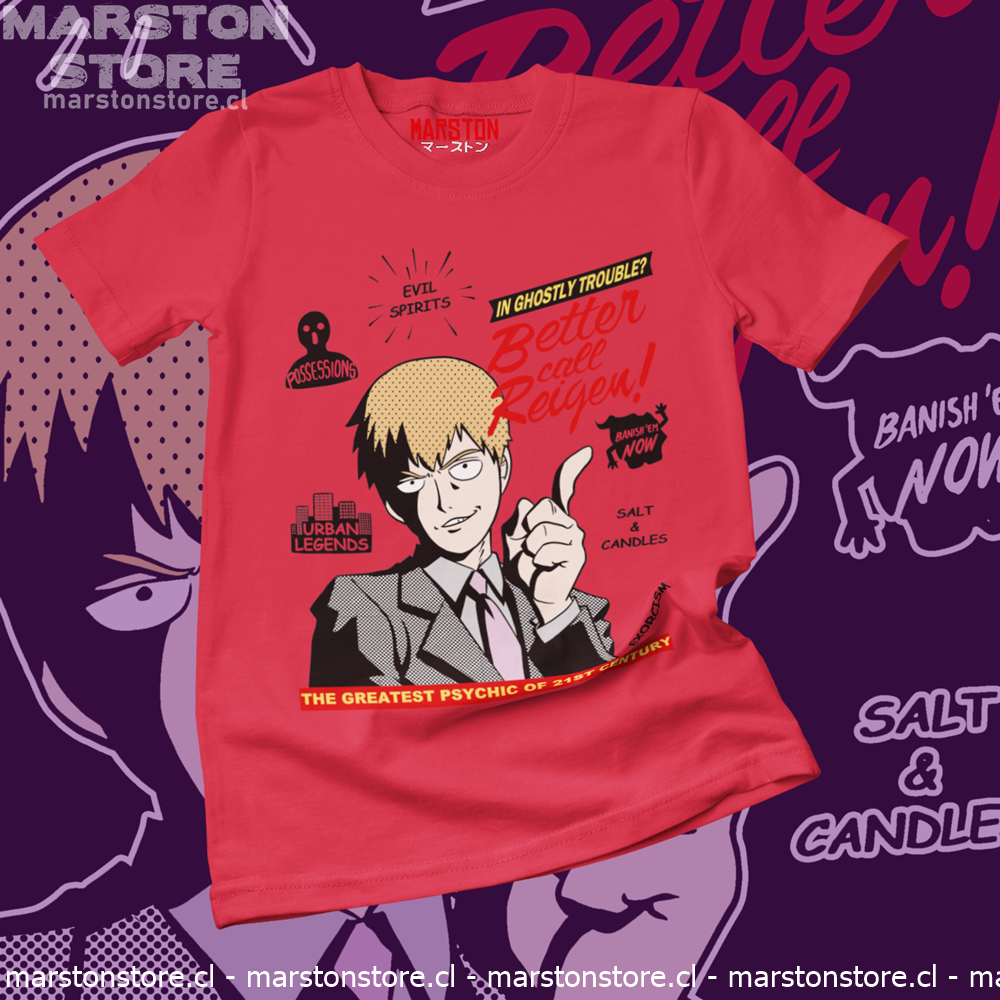 Polera Mob Psycho 100 - Reigen