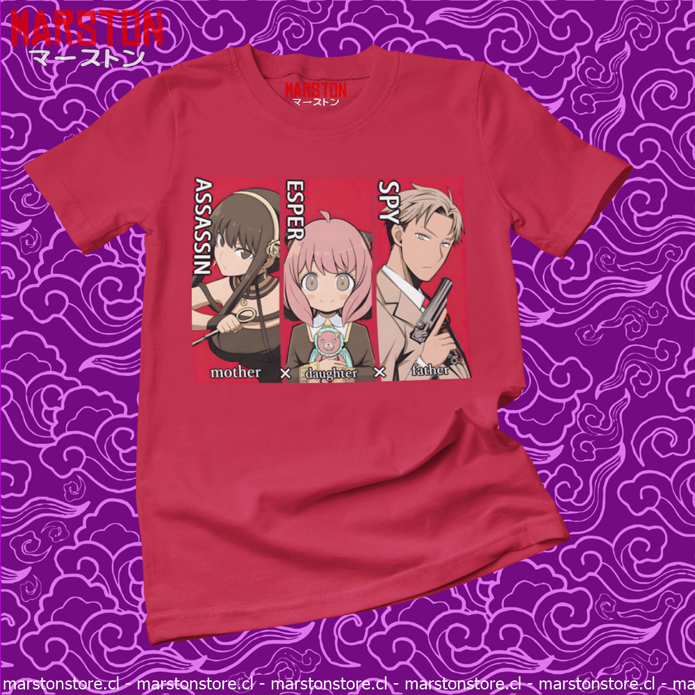Polera Spy x Family - Loid - Anya - Yor