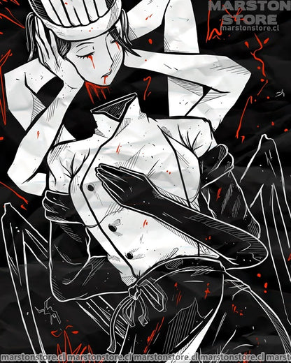 Polera Chainsaw Man - Falling Devil