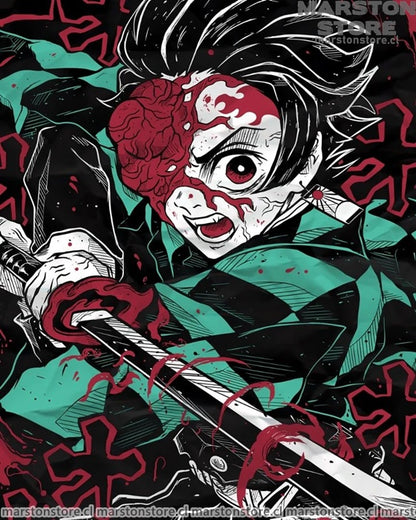 Polera Kimetsu no Yaiba - Tanjiro Kamado