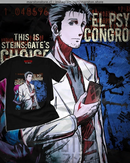 Polera Steins;Gate - Kurisu Makise - Okabe Rintaro