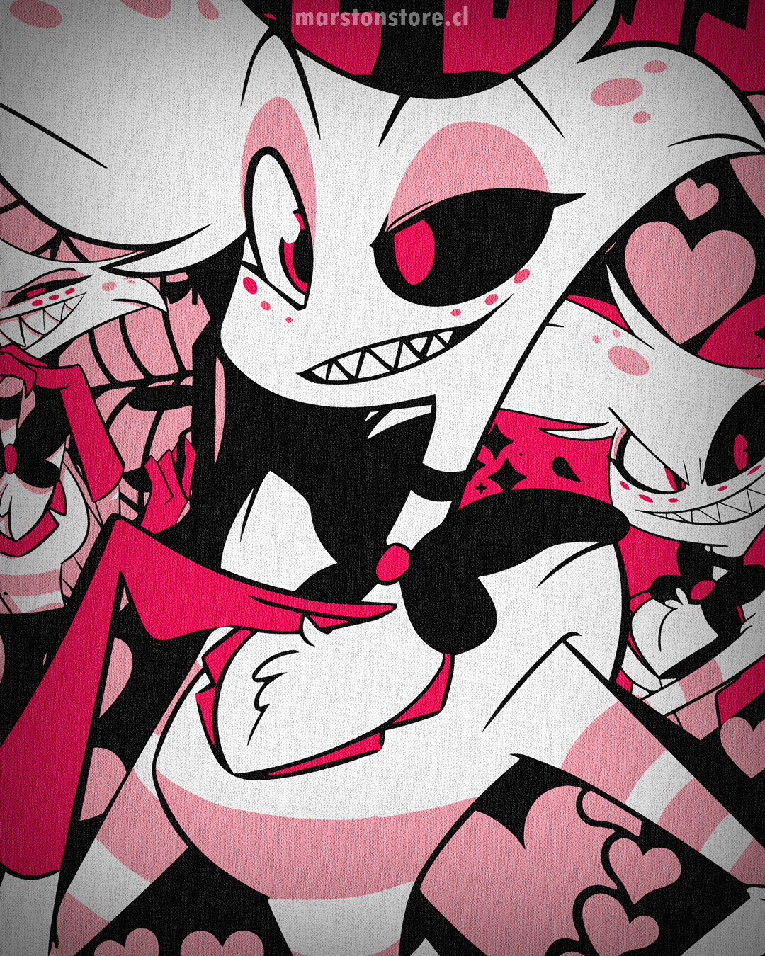 Polera Hazbin Hotel - Angel Dust (#ak0)