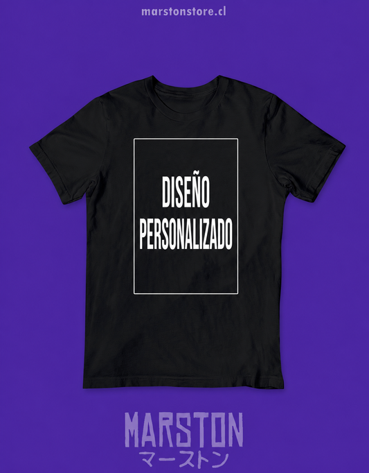 Polera negra personalizada