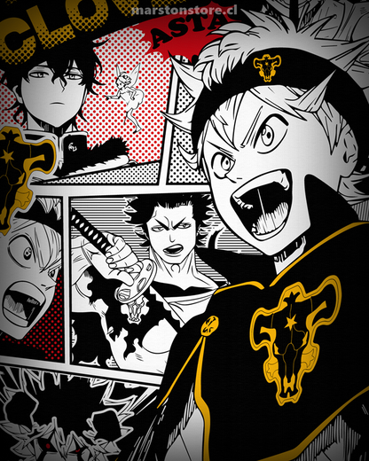 Polera Black Clover - Asta (#ak0)