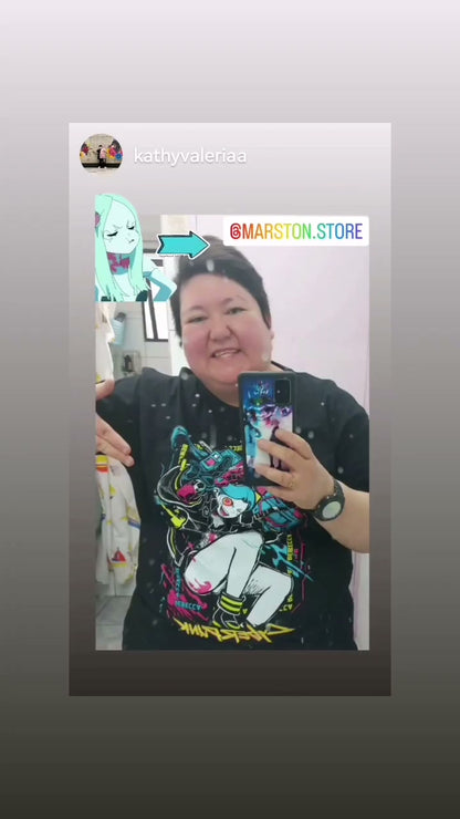 Polera Cyberpunk - Edgerunners - Rebecca