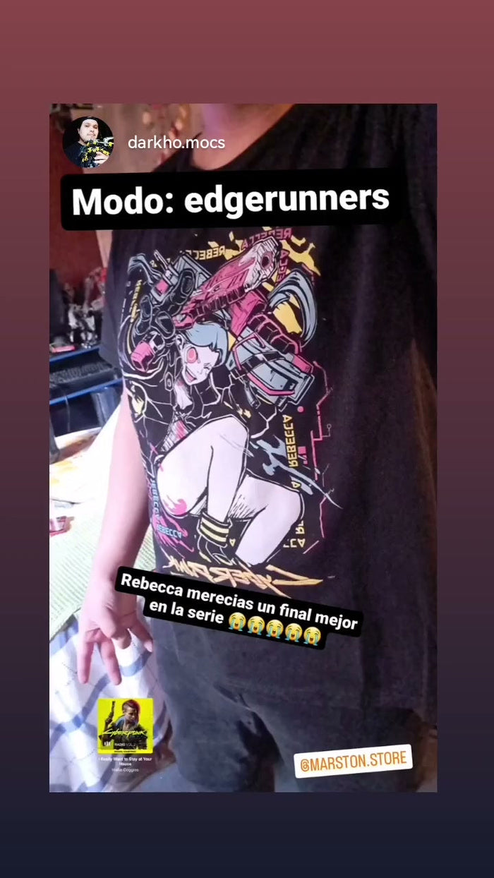 Polera Cyberpunk - Edgerunners - Rebecca