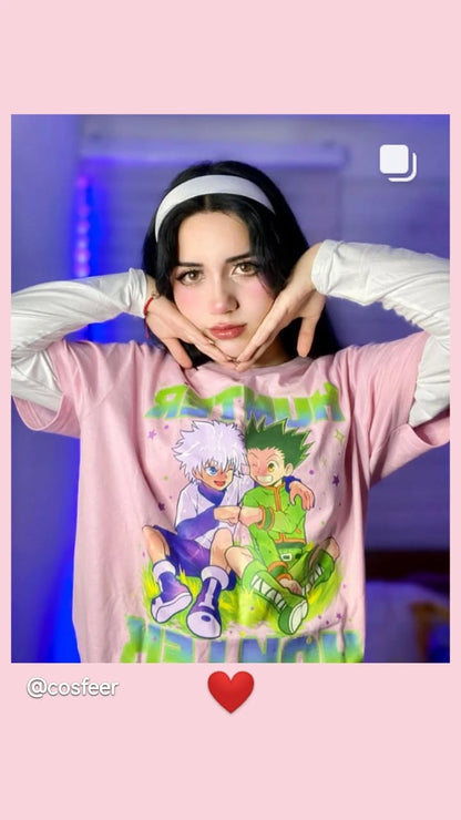 Polera Hunter x Hunter - Gon Freecss - Killua Zoldyck