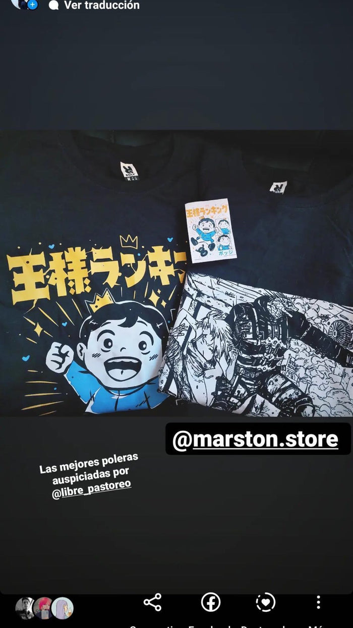 Foto real de cliente - Polera Dorohedoro