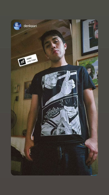 Polera Jujutsu Kaisen - Satoru Gojo vs Ryomen Sukuna
