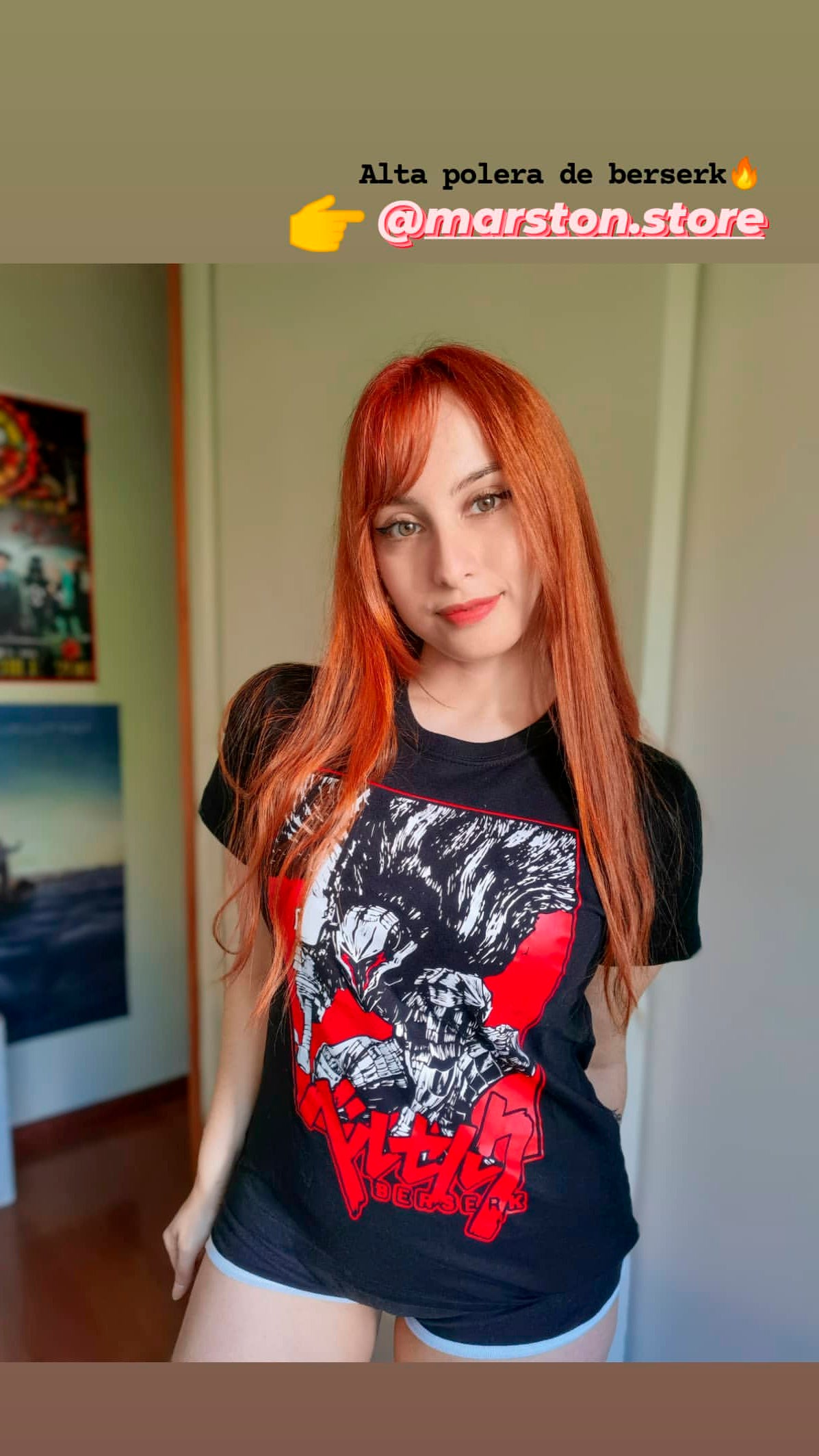 Alecontrerasr makirisu con polera de berserk marston store chile