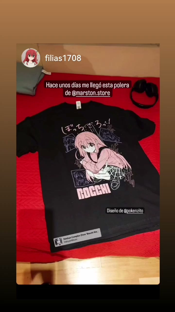Polera Bocchi The Rock! - Hitori Goto