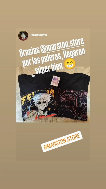 Polera Jujutsu Kaisen - Satoru Gojo Huaso - Fiestas Patrias (#cxn)