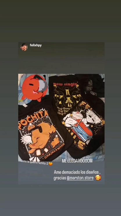 Polera Jujutsu Kaisen - Satoru Gojo Huaso - Fiestas Patrias (#cxn)