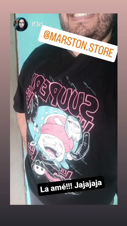 Polera One Piece - Franky - Chopper - Negra