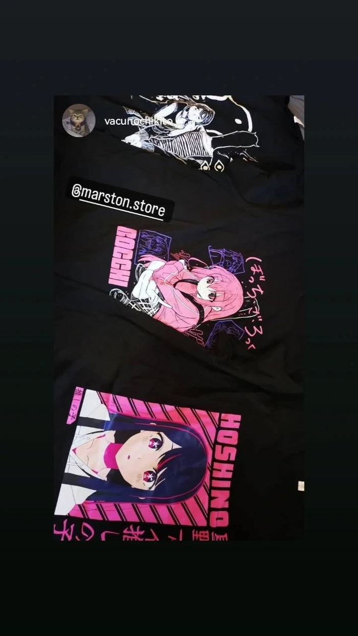 Foto real de cliente - Polera Oyasumi Punpun
