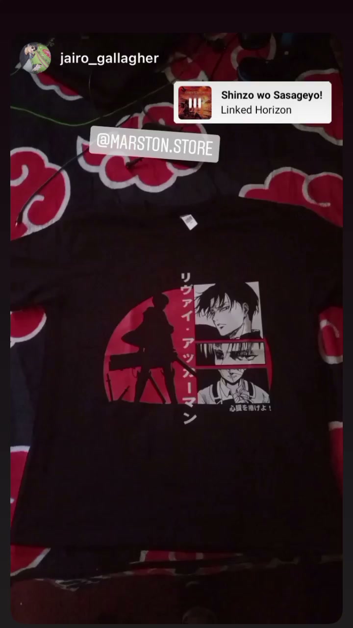 Polera Shingeki no Kyojin  - Levi Ackerman