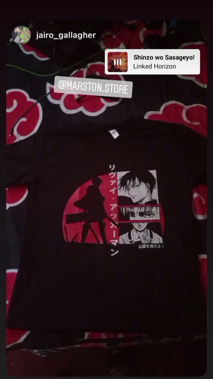 Polera Shingeki no Kyojin  - Levi Ackerman