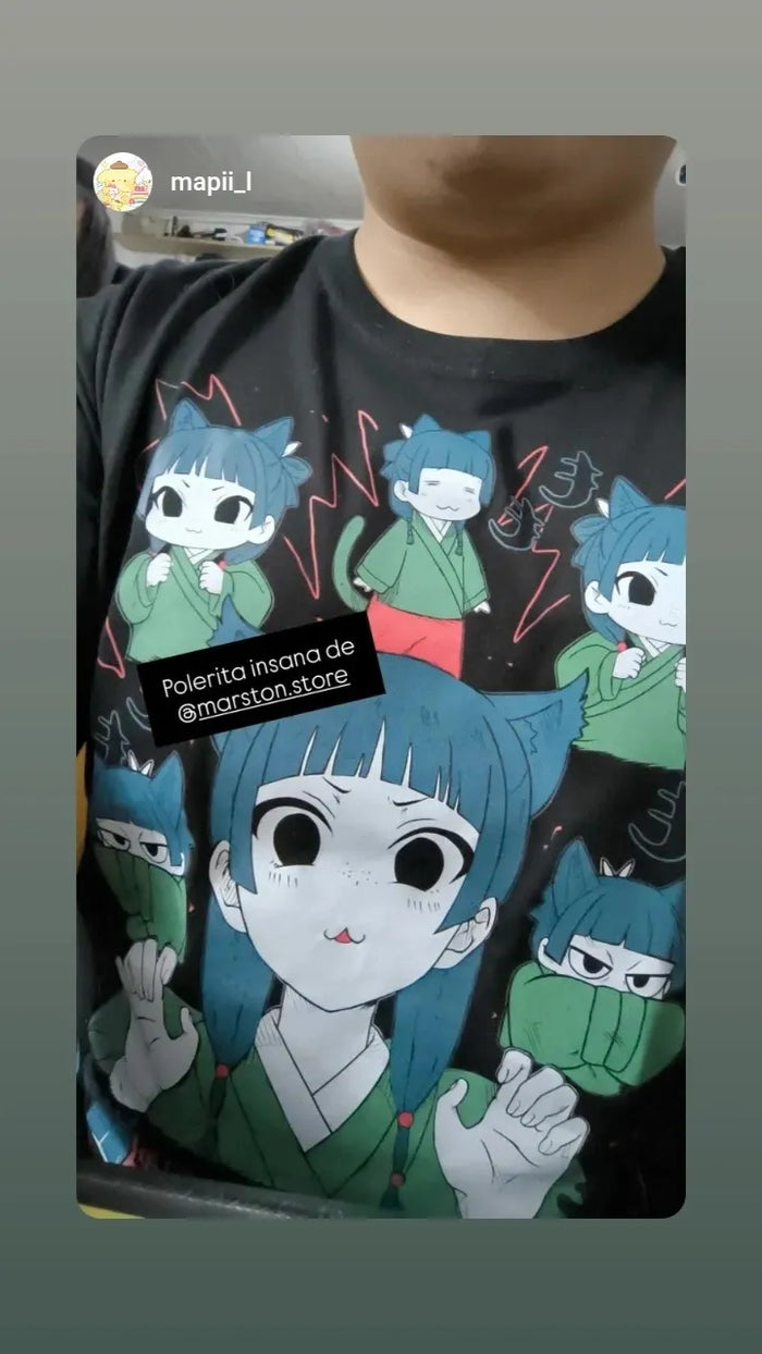 Foto real de cliente - Polera The Apothecary Diaries - Maomao