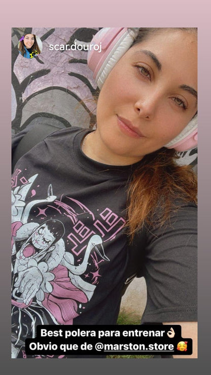 Polera One Piece - Donquixote Doflamingo - Negra 3