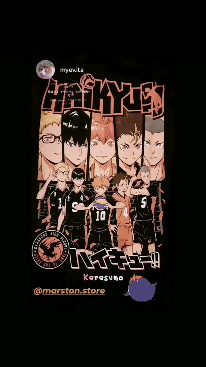 Polera Haikyuu - Karasuno