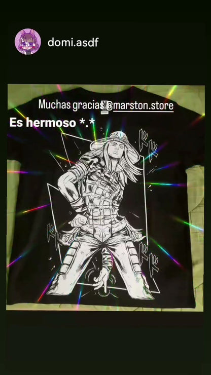 Polera Jojo's Bizarre Adventure - Gyro Zeppeli