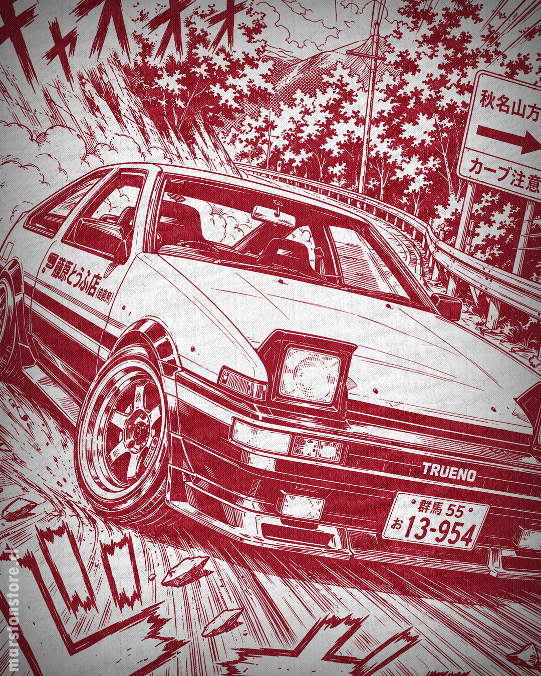 Polera Initial D