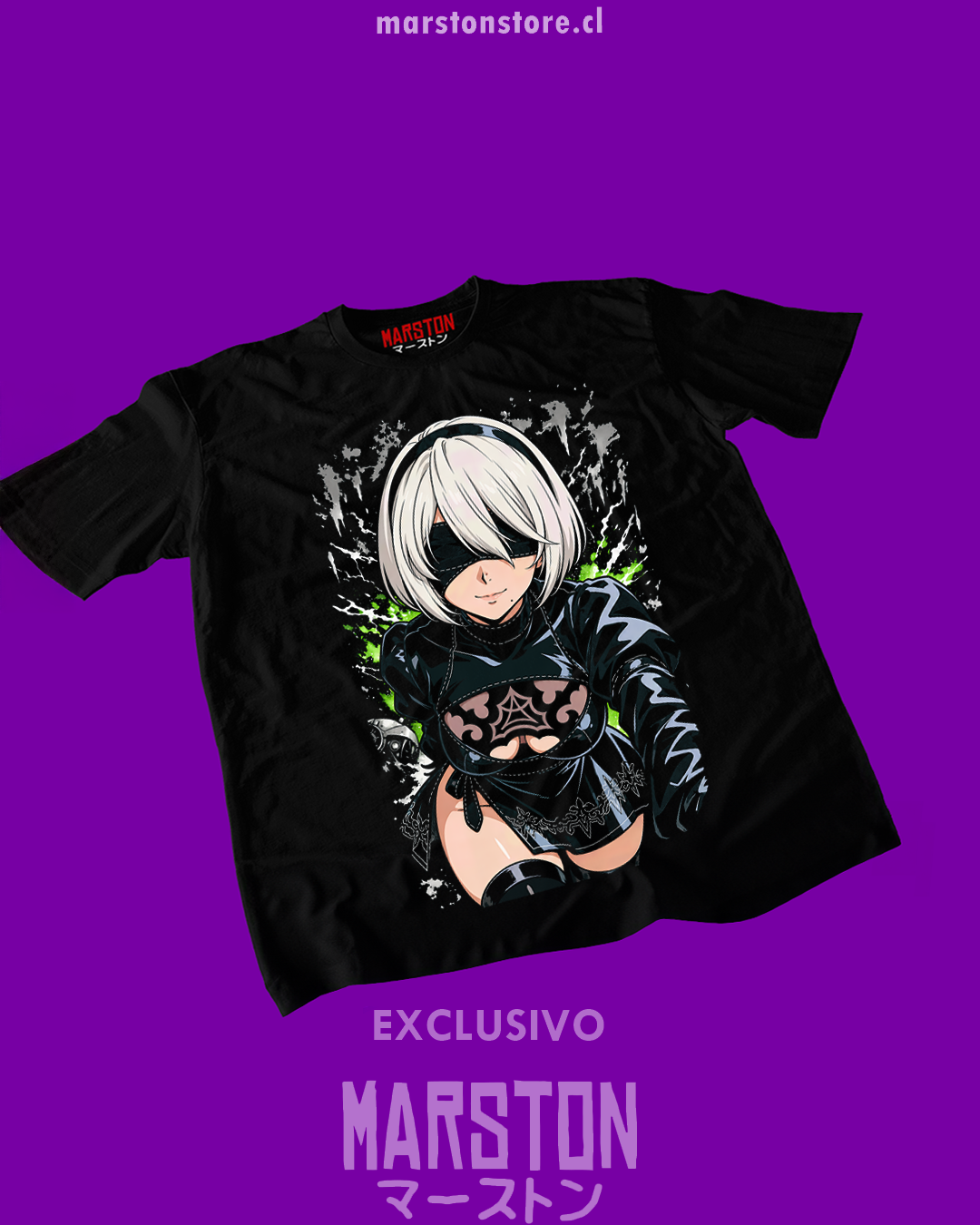 Polera Nier Automata - 2B