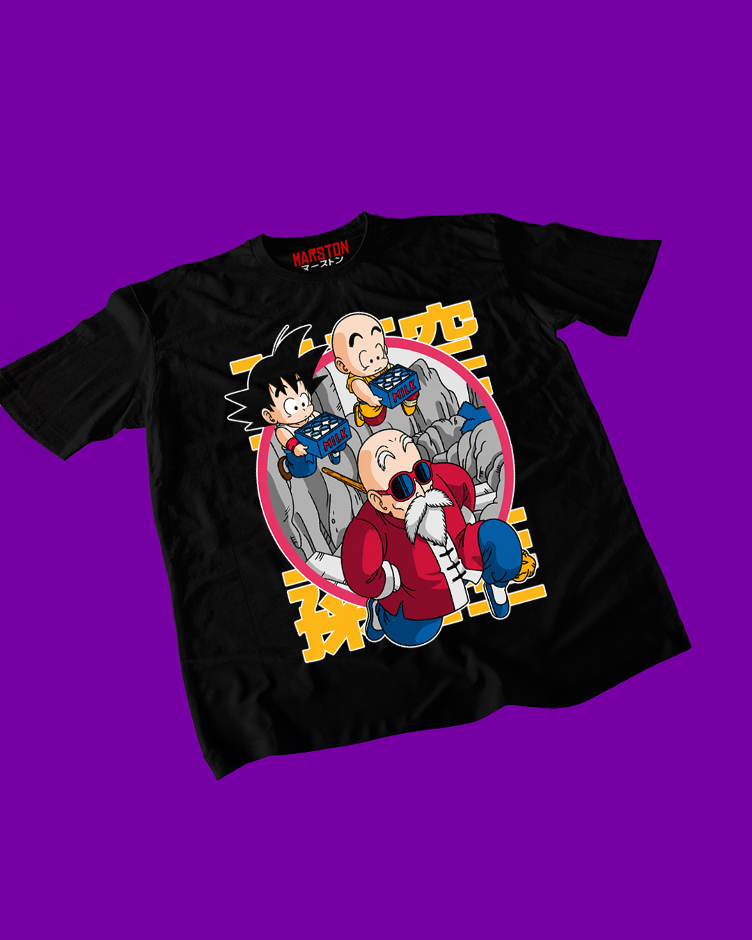 Polera Dragon Ball - Goku - Roshi - Krillin