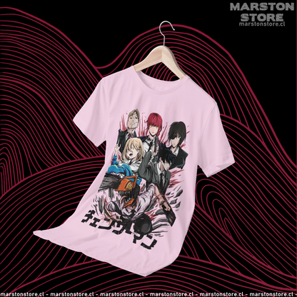 Polera Chainsaw Man - Denji - Makima - Himeno - Power - Aki - Kishibe