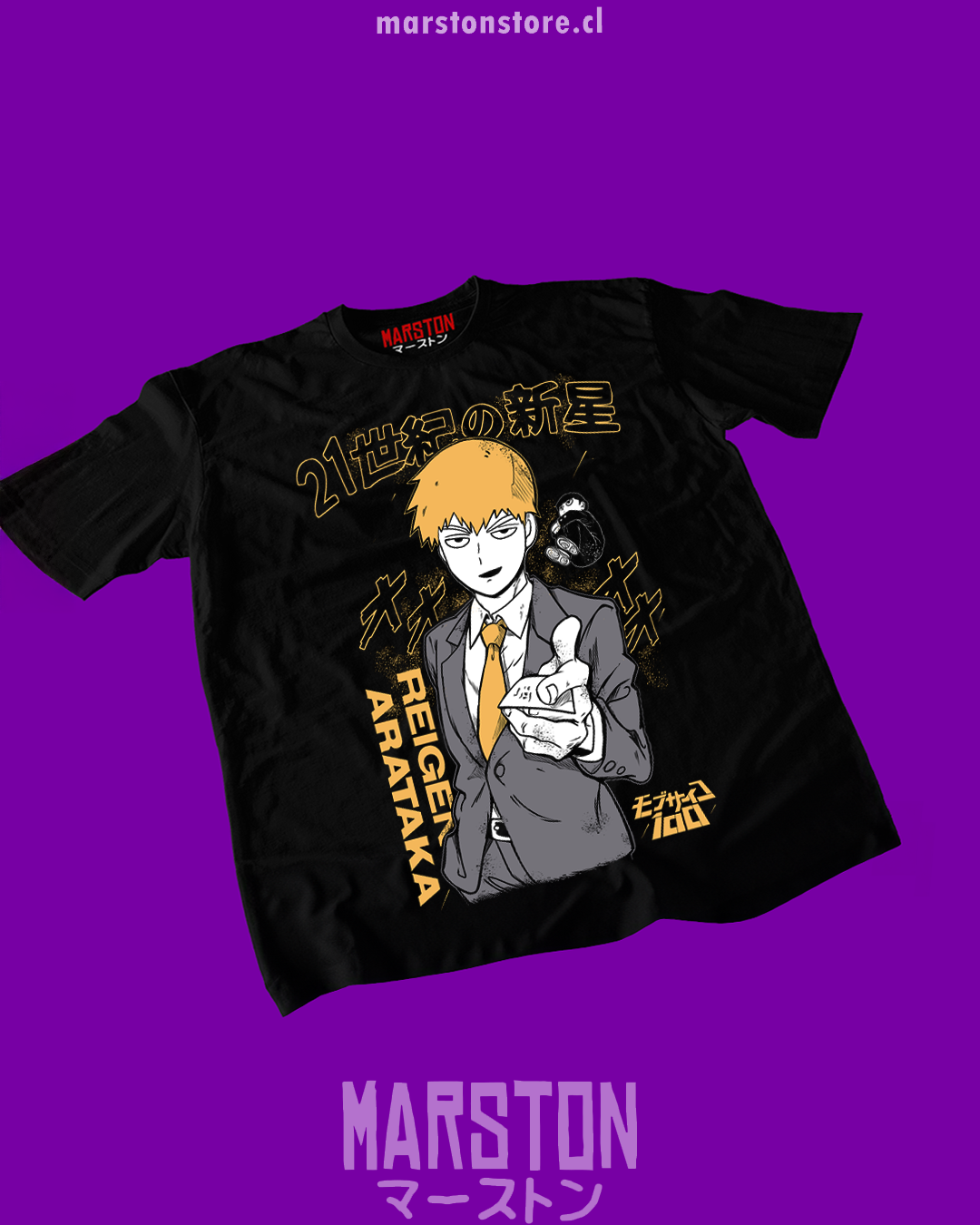 Polera Mob Psycho 100 - Reigen