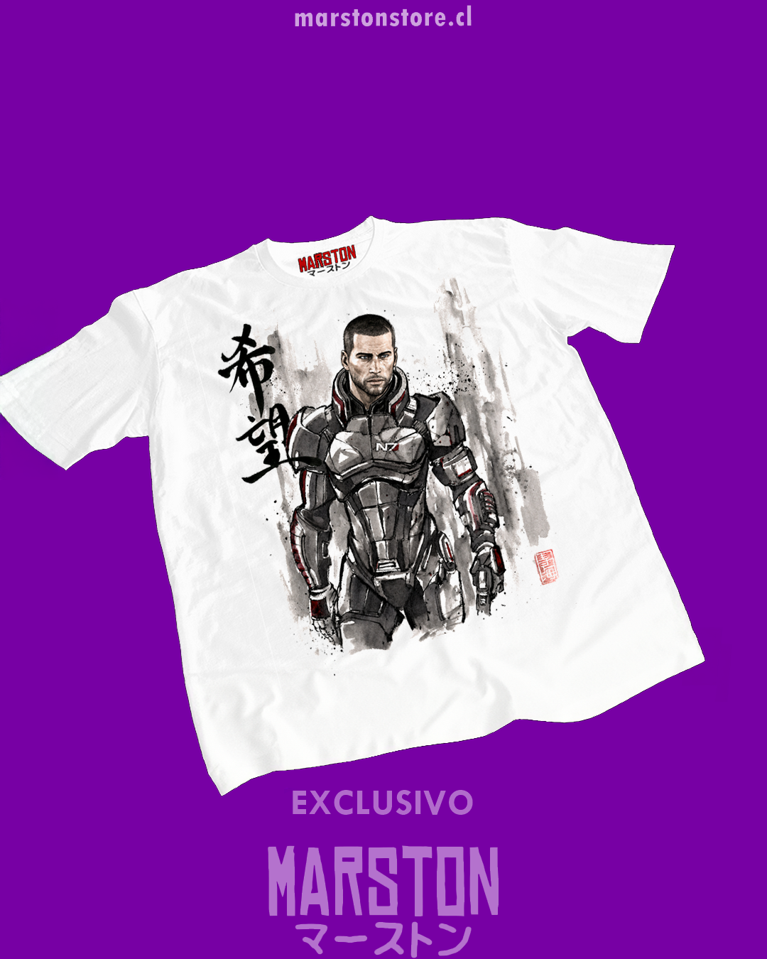 Polera Mass Effect - Shepard