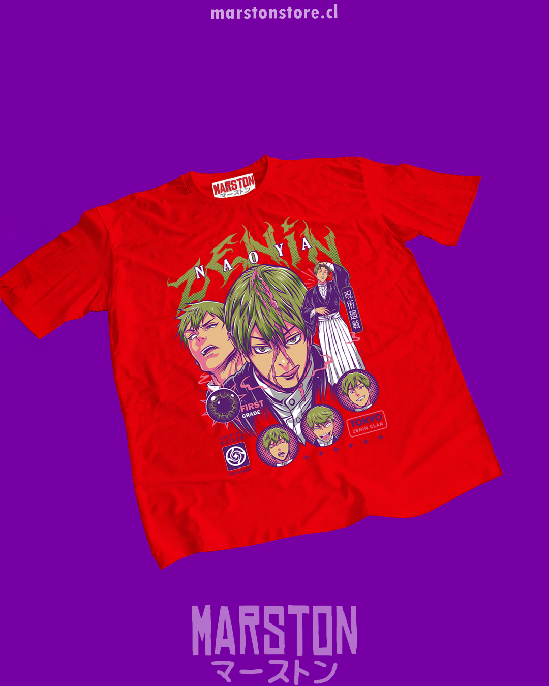 Polera Jujutsu Kaisen - Naoya Zenin