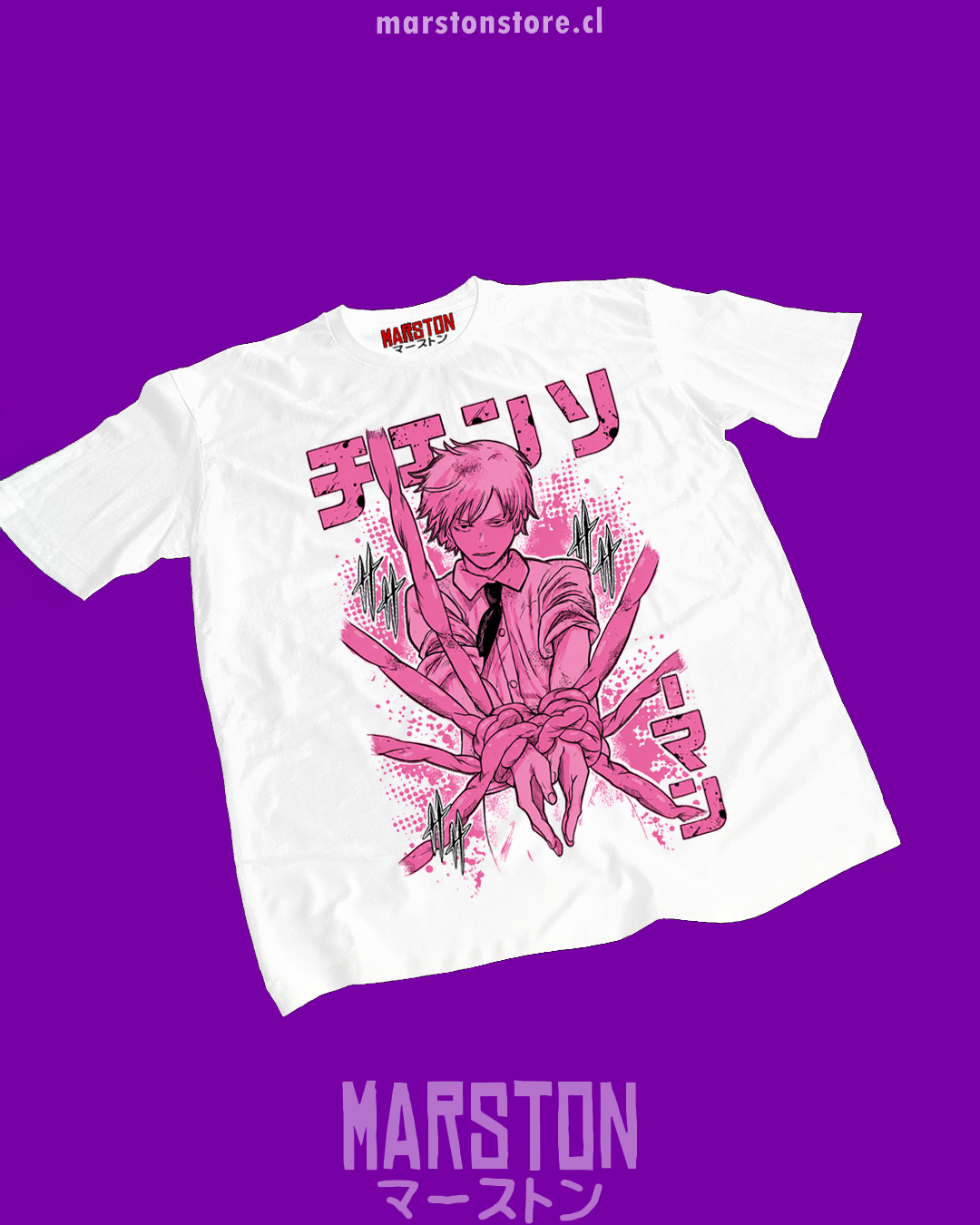 Polera Chainsaw Man - Denji