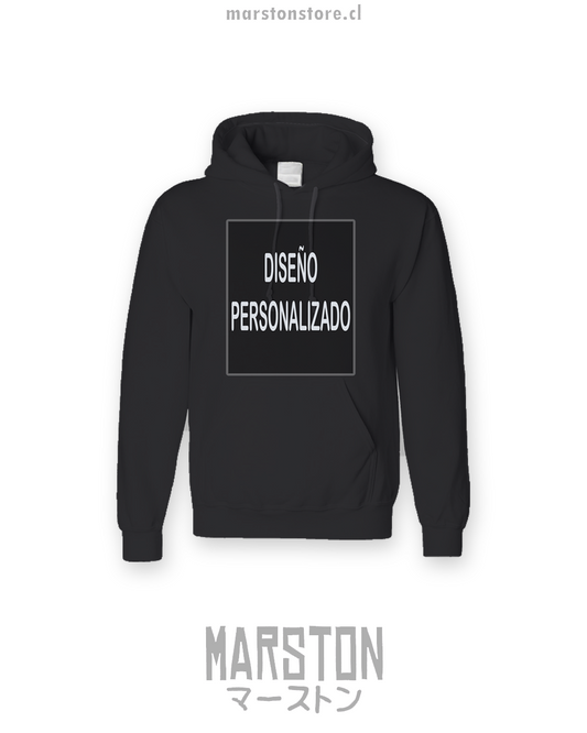 Polerón personalizado – mockup Marston sobre fondo blanco