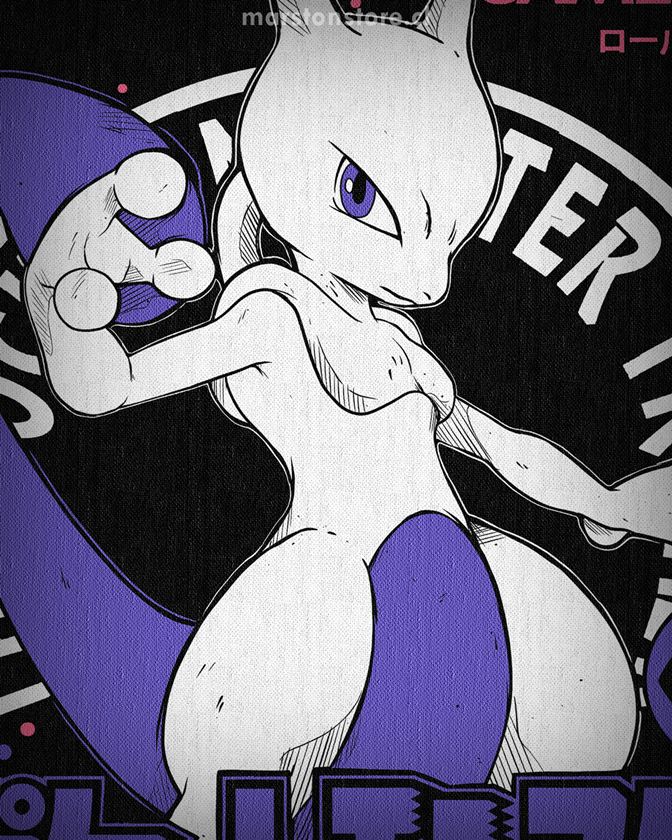 Polera Pokemon - Mewtwo