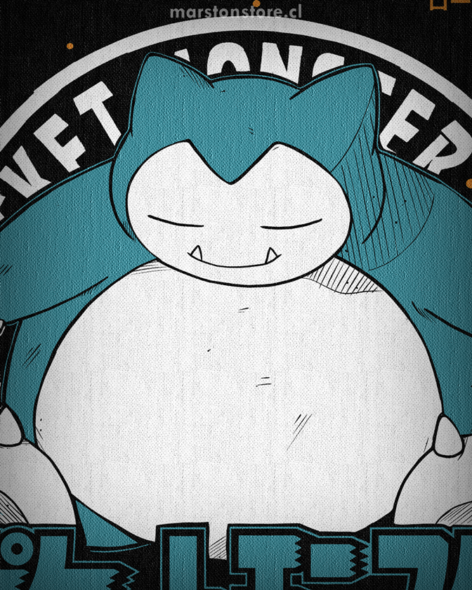 Polera Pokemon - Snorlax