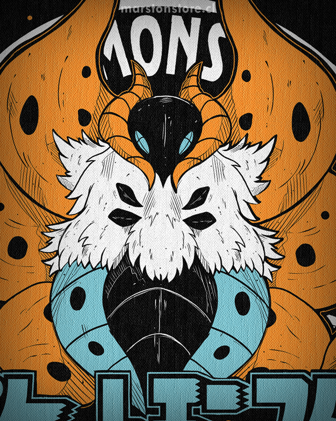 Polera Pokemon - Volcarona