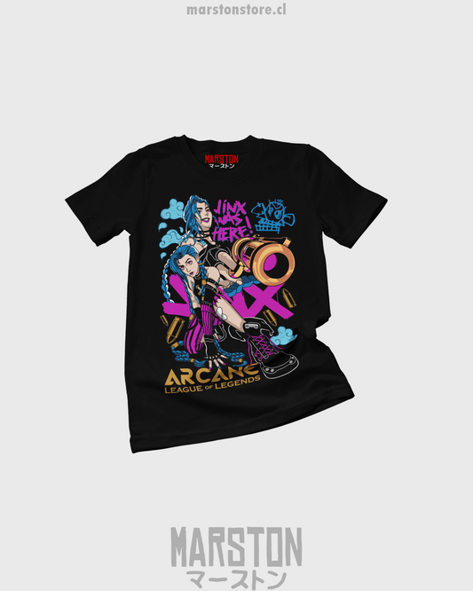 Polera de Arcane con Jinx