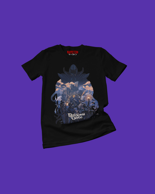 Polera con diseño de Baldur's Gate 3