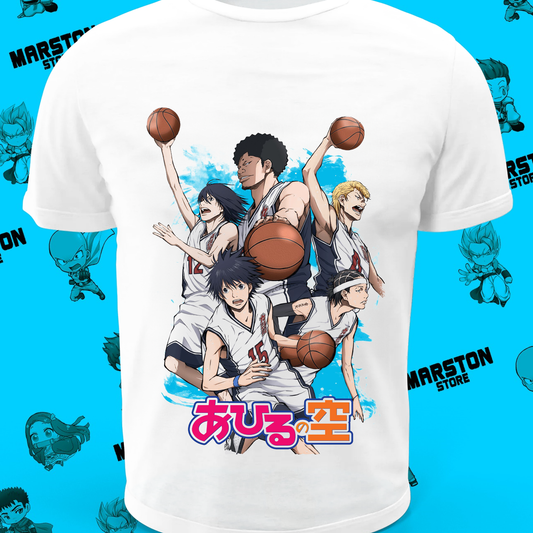 Polera blanca de Ahiru no Sora