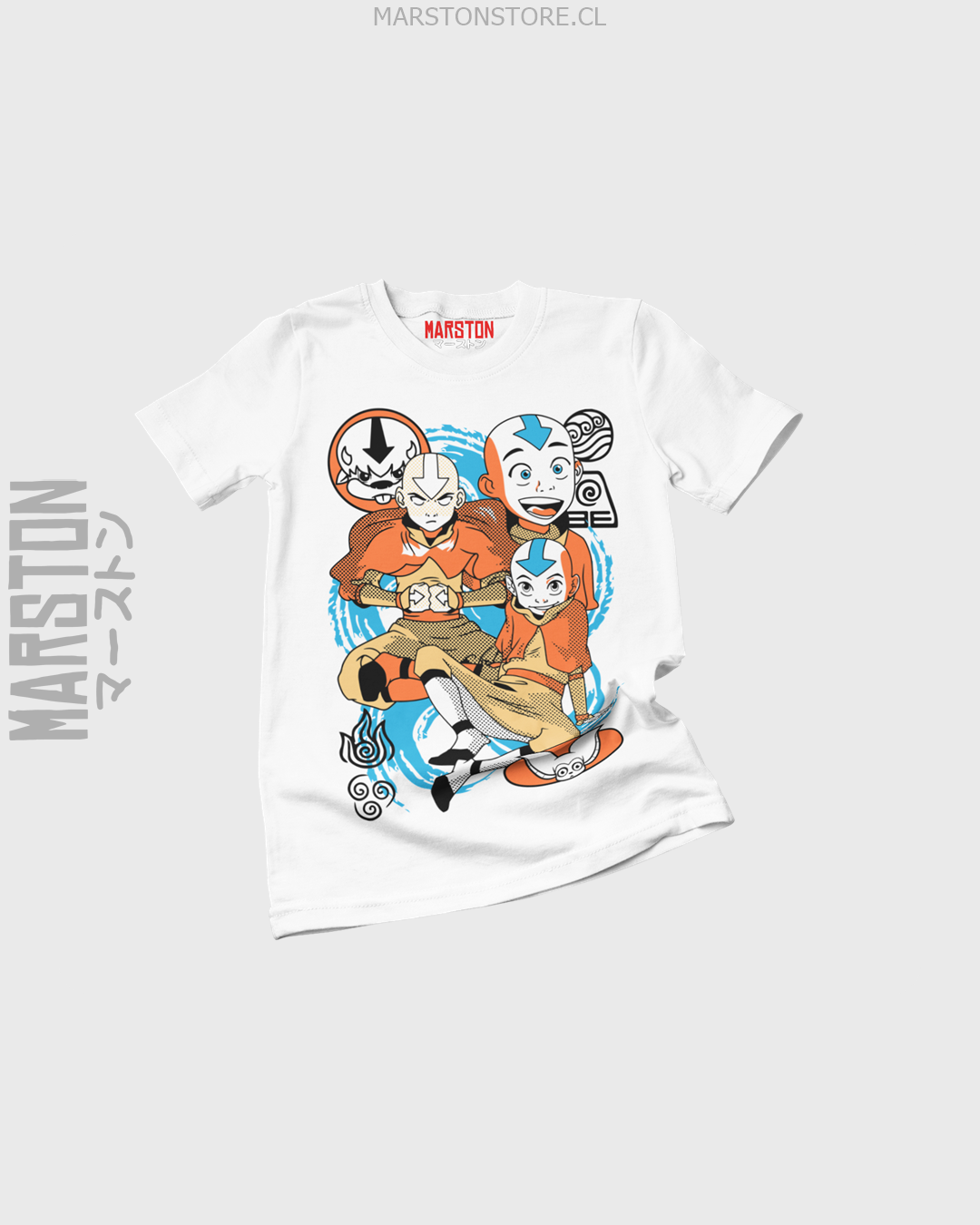 Polera blanca de Avatar: La leyenda de Aang