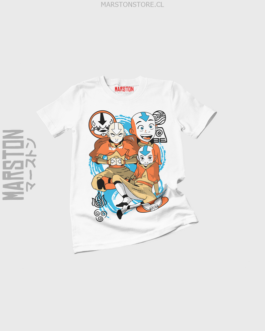 Polera blanca de Avatar: La leyenda de Aang