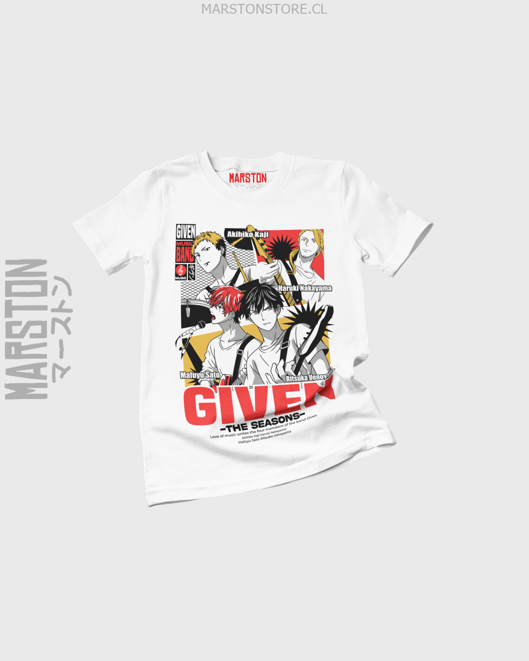 Polera blanca de Given